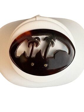 Vintage tortoise shell lucite brooch